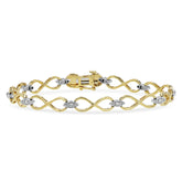 14KT Gold Diamond Bracelet