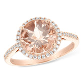 14KT Gold Ladies Morganite Fashion Ring