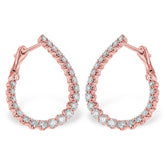 14KT Gold Diamond Earrings