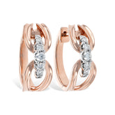 14KT Gold Diamond Earrings