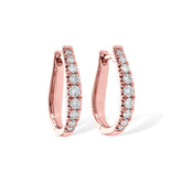 14KT Gold Diamond Earrings