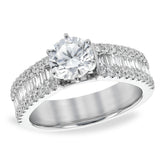 14KT Gold Diamond Semi-Mount Engagement Ring