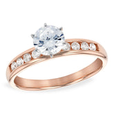 14KT Gold Diamond Semi-Mount Engagement Ring