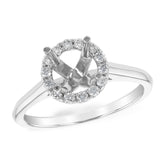 14KT Gold Semi-Mount Engagement Ring