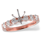 14KT Gold Semi-Mount Engagement Ring