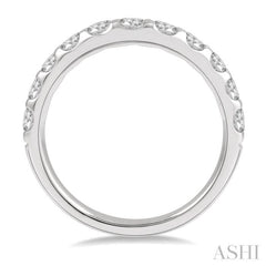 1.00CTRDDM CURVED BAND WG 14K-H*