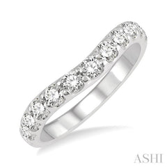 .75CTRDDM CURVED BAND WG 14K-H*
