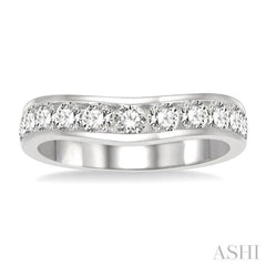 1.00CT RD DM 'V' BAND WG 14K@11-H*