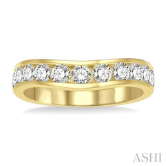 1.00CT RD DM 'V' BAND YG 14K@11-H*