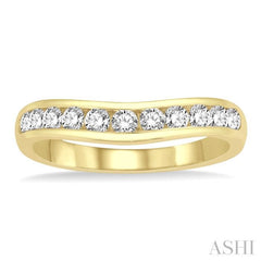 .50CT RD DM 'V' BAND YG 14K@11-H*
