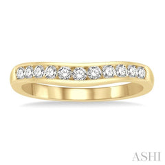 .33CT RD DM 'V' BAND YG 14K@11-H*