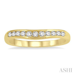 .25CT RD DM 'V' BAND YG 14K@11-H*