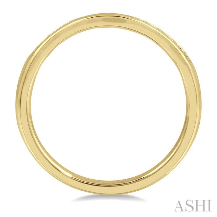 .25CT RD DM 'V' BAND YG 14K@11-H*