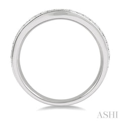 1.00CTRDDM 'V' BAND-MILLG WG 14K@11-H*