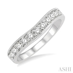 .50CTRDDM 'V' BAND-MILLG WG 14K@11-H*