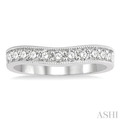.50CTRDDM 'V' BAND-MILLG WG 14K@11-H*