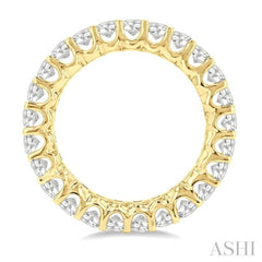 3.00CTOVDM ETERNITY BAND YG 14K-G*