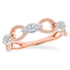 14KT Gold Ladies Diamond Wedding Ring