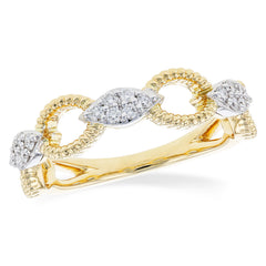 14KT Gold Ladies Diamond Wedding Ring