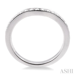 1/5 ctw Round Cut Diamond Matching Wedding Band in 14K White Gold