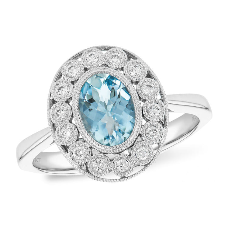 14KT Gold Ladies Diamond Ring