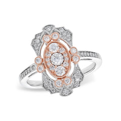 14KT Gold Ladies Diamond Ring