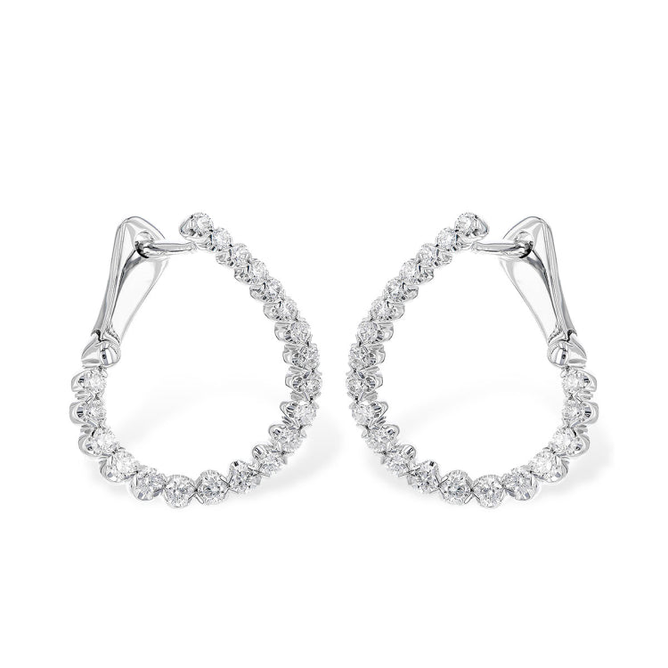 14KT Gold Diamond Earrings