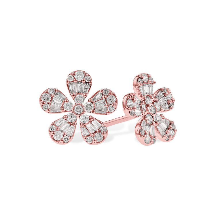 14KT Gold Diamond Earrings