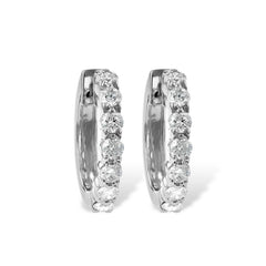 14KT Gold Diamond Earrings