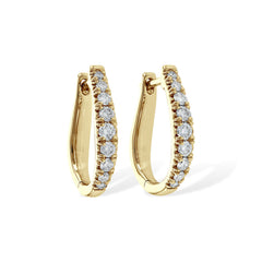 14KT Gold Diamond Earrings