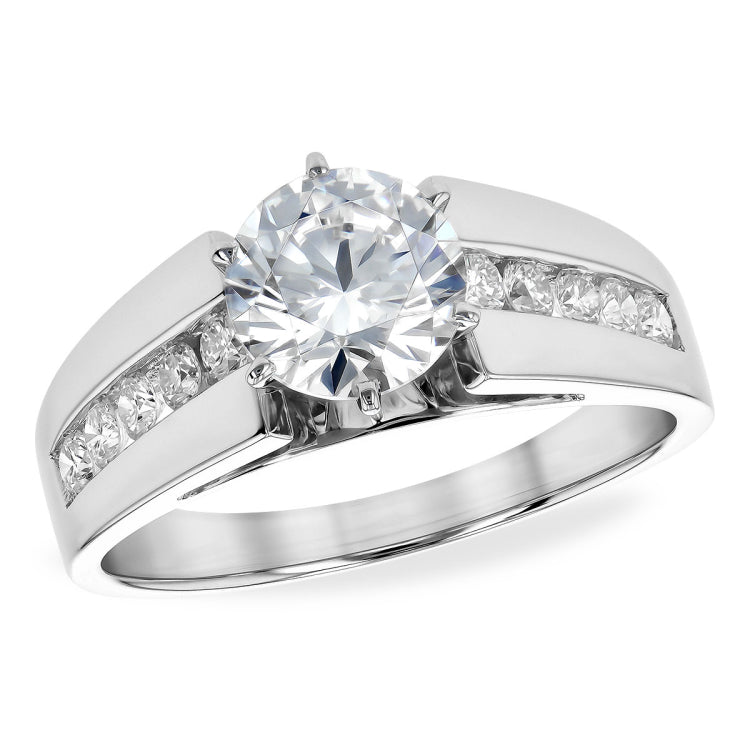 14KT Gold Diamond Semi-Mount Engagement Ring