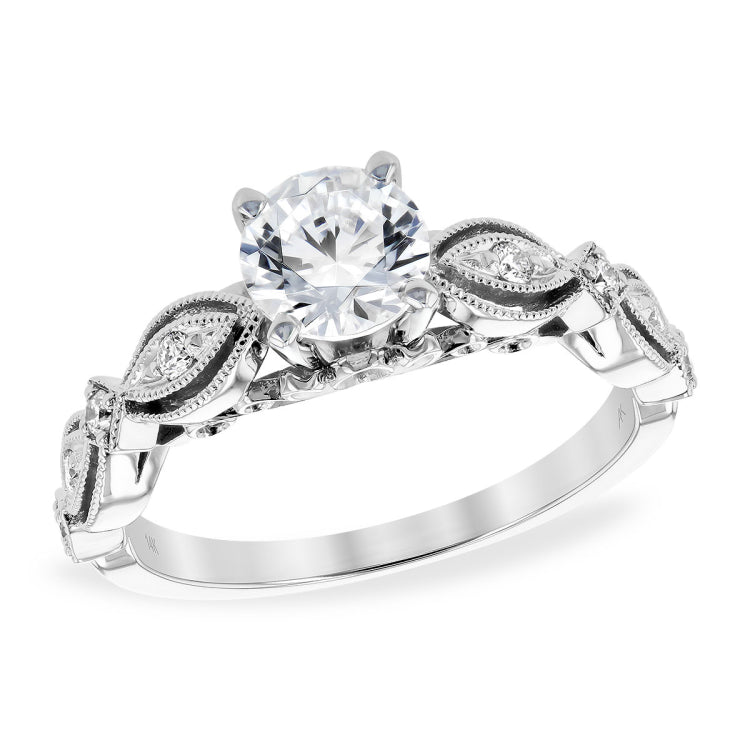 14KT Gold Semi-Mount Engagement Ring