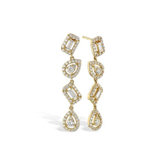14KT Gold Diamond Earrings