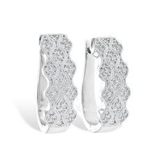 14KT Gold Diamond Earrings