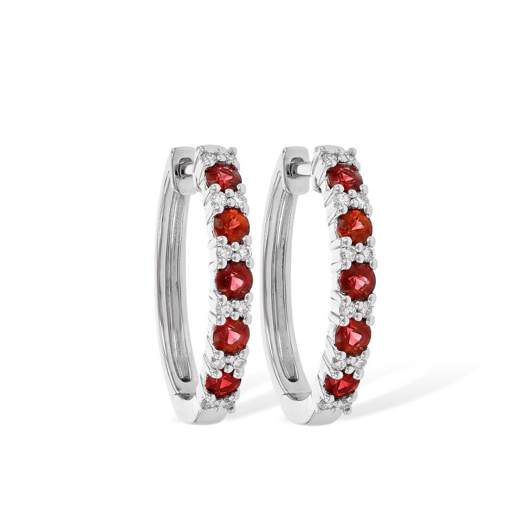 14KT Gold Ruby Earrings