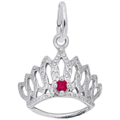 TIARA W/BIRTHSTONE-JULY