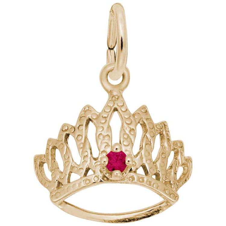TIARA W/BIRTHSTONE-JULY