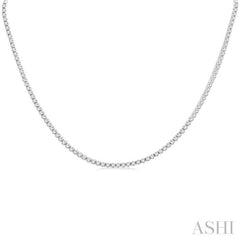 7.00 ctw Round Cut Diamond Tennis Necklace in 14K White Gold