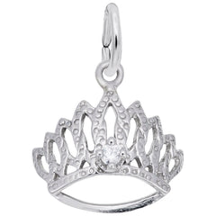 TIARA W/BIRTHSTONE-APR