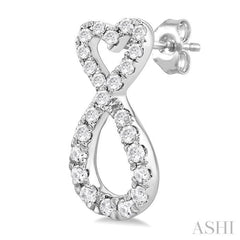 .25CTRDDM HEART INFINITY ER WG 10K-G*